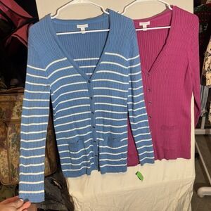 Set of Ladies Cardigans Charter Club Size L